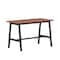Flash Furniture Redmond 48x24 Conf Tbl w/1in. Thick Dbl Sided Laminate Tbl Top w/PVC and A-Frame Steel Bse, Walnut MT-M4824-WLT-ABF-GG - alternate 3